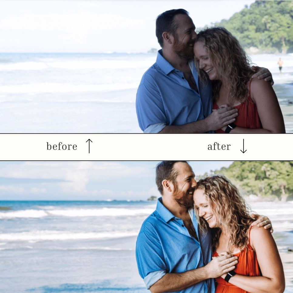 Giao diện Adobe Lightroom với bức ảnh RAW đang được chỉnh sửa.